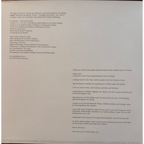 Jon Batiste - Beethoven Blues (0602475258773) виниловая пластинка - фото 4