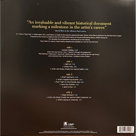 Gaye Marvin - Whats Going On (0602577612008) виниловая пластинка - фото 4