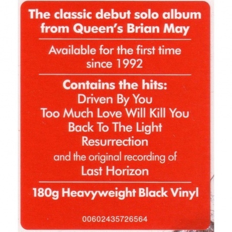 Brian May - Back To The Light (0602435726564) виниловая пластинка - фото 7