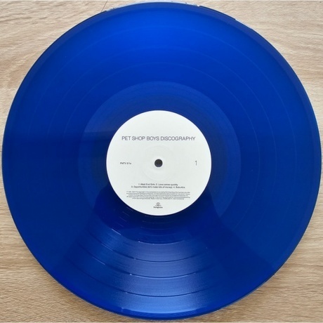 Pet Shop Boys - Discography (Blue) (5021732580238) виниловая пластинка - фото 13