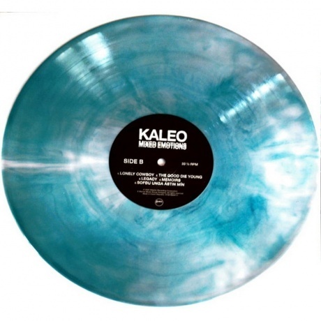 Kaleo - Mixed Emotions (Blue &amp; White Marbled) (0075678608728) виниловая пластинка - фото 3