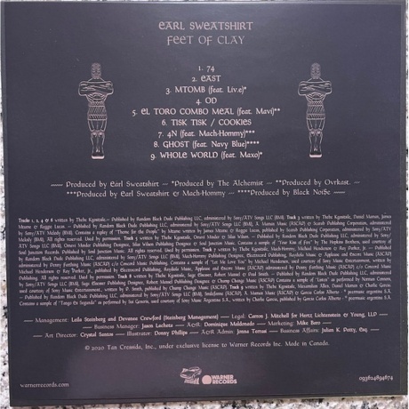 Sweatshirt Earl - Feet Of Clay (Blue) (0093624840138) виниловая пластинка - фото 8