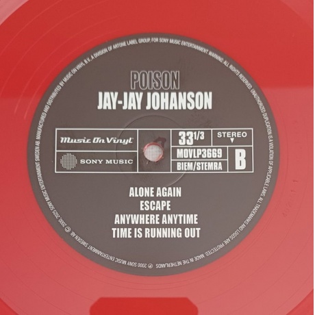 Jay-Jay Johanson - Poison (coloured) (8719262033979) виниловая пластинка - фото 4