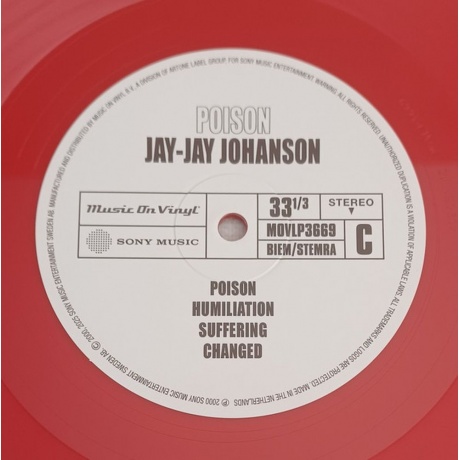 Jay-Jay Johanson - Poison (coloured) (8719262033979) виниловая пластинка - фото 5