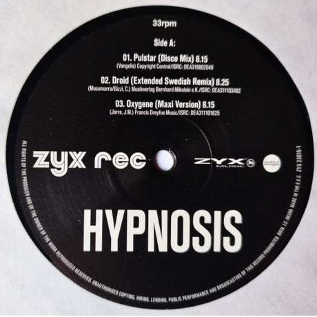 Hypnosis - Greatest Hits &amp; Remixes (0194111006485) виниловая пластинка - фото 5