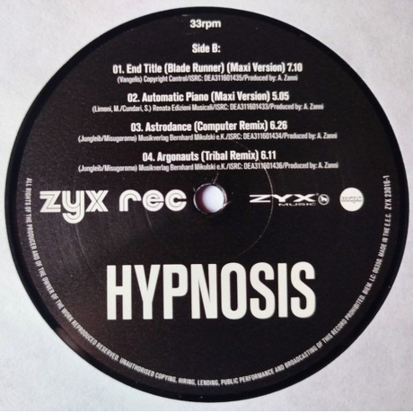 Hypnosis - Greatest Hits &amp; Remixes (0194111006485) виниловая пластинка - фото 6