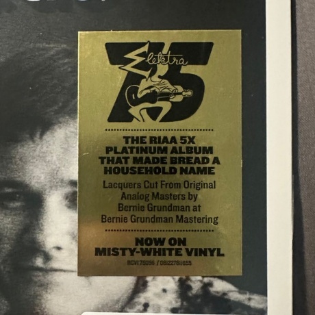 Bread - The Best Of (coloured) (0081227811655) виниловая пластинка - фото 2