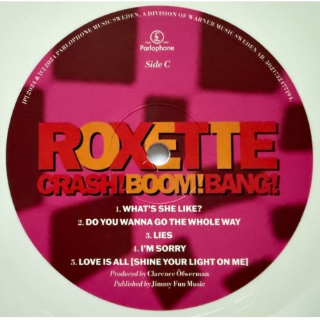 Roxette - Crash! Boom! Bang! (coloured) (5021732477194) виниловая пластинка - фото 4
