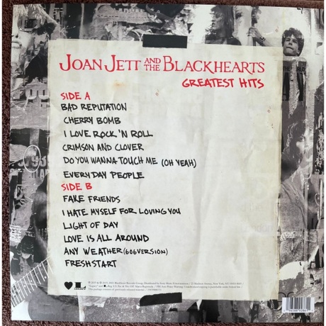 Joan Jett &amp; The Blackhearts - Greatest Hits (0196588928611) виниловая пластинка - фото 2