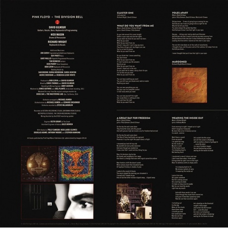 Pink Floyd - The Division Bell (0888751843110) виниловая пластинка - фото 8