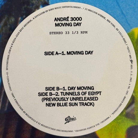 Andre 3000 - Moving Day (EP) (0198028762212) виниловая пластинка - фото 7