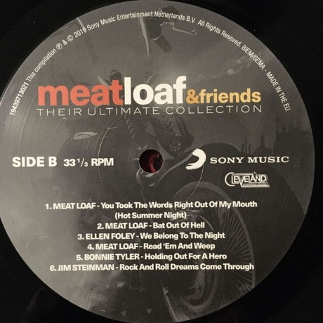 Meat Loaf &amp; Friends - Their Ultimate Collection (0194397130218) виниловая пластинка - фото 4