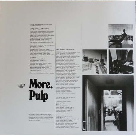 Pulp - More. (0191402054118) виниловая пластинка - фото 5