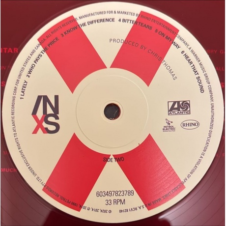 INXS - X (coloured) (0603497823789) виниловая пластинка - фото 8