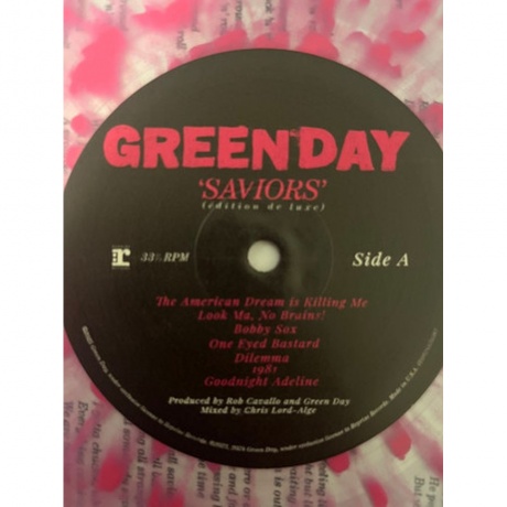 Green Day - Saviors - deluxe (coloured) (0093624833994) виниловая пластинка - фото 6