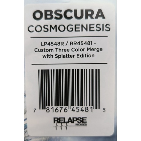 Obscura - Cosmogenesis (coloured) (0781676454815) виниловая пластинка - фото 9