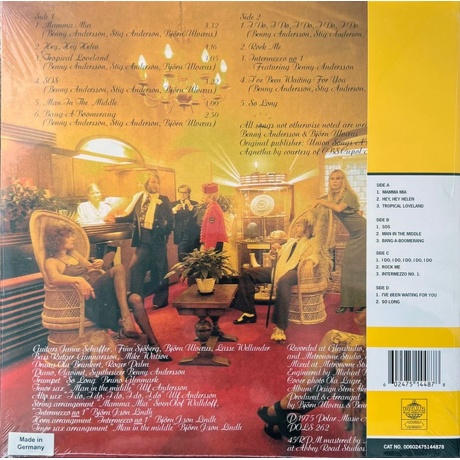 ABBA - ABBA (Half Speed) (0602475144878) виниловая пластинка - фото 2