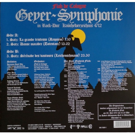 Floh De Cologne - Geyer-Symphonie (0090204818181) виниловая пластинка - фото 2