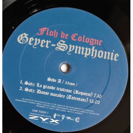 Floh De Cologne - Geyer-Symphonie (0090204818181) виниловая пластинка - фото 5