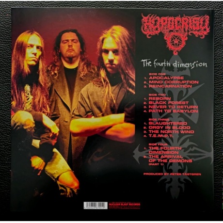 Hypocrisy - Fourth Dimension (coloured) (4065629679019) виниловая пластинка - фото 2