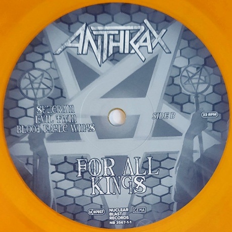 Anthrax - For All Kings (coloured) (0727361367350) виниловая пластинка - фото 4