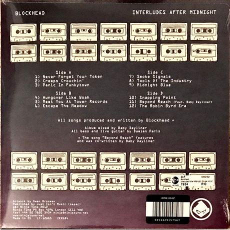 Blockhead - Interludes After Midnight (coloured) (5054429157567) виниловая пластинка - фото 2