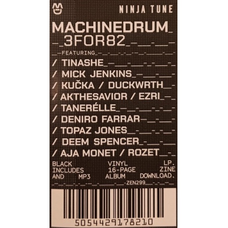 Machinedrum - 3For82 (5054429178210) виниловая пластинка - фото 3