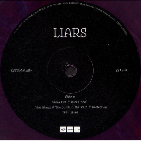Liars - Liars (coloured) (5400863069056) виниловая пластинка - фото 8