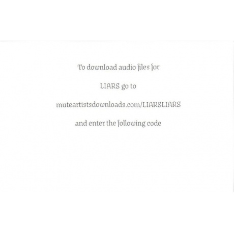 Liars - Liars (coloured) (5400863069056) виниловая пластинка - фото 9