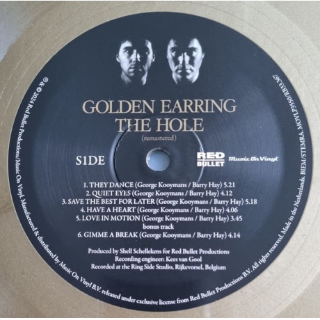 Golden Earring - Hole (coloured) (8719262031579) виниловая пластинка - фото 6