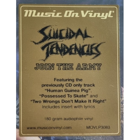 Suicidal Tendencies - Join The Army (0600753948149) виниловая пластинка - фото 7