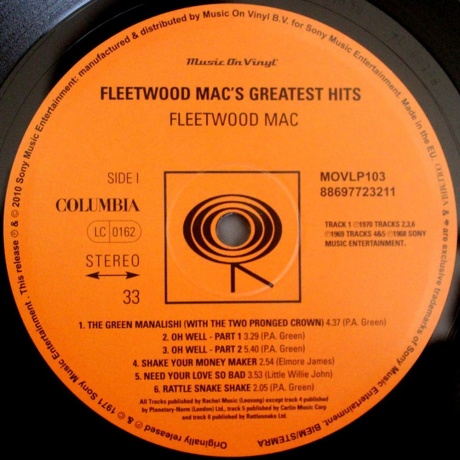 Fleetwood Mac - Greatest Hits (0886977232114) виниловая пластинка - фото 5
