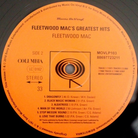 Fleetwood Mac - Greatest Hits (0886977232114) виниловая пластинка - фото 6