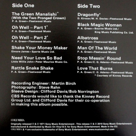 Fleetwood Mac - Greatest Hits (0886977232114) виниловая пластинка - фото 7