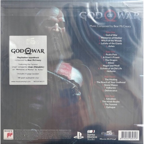 OST - God Of War (Bear McCreary) (8719262034747) виниловая пластинка - фото 2