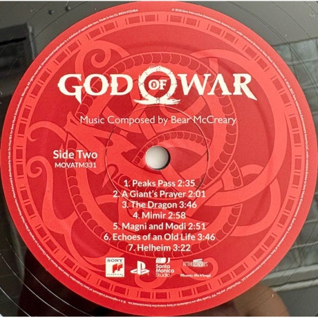 OST - God Of War (Bear McCreary) (8719262034747) виниловая пластинка - фото 5