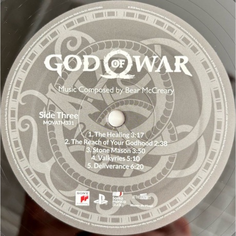 OST - God Of War (Bear McCreary) (8719262034747) виниловая пластинка - фото 6