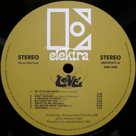 Love - Love (8718469532025) виниловая пластинка - фото 3