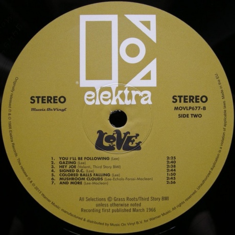 Love - Love (8718469532025) виниловая пластинка - фото 4