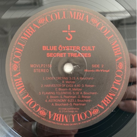 Blue Oyster Cult - Secret Treaties (8719262034648) виниловая пластинка - фото 4