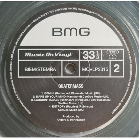 Quatermass - Quatermass (coloured) (8719262029842) виниловая пластинка - фото 5