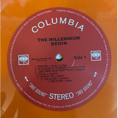 Millennium - Begin (coloured) (8719262039216) виниловая пластинка - фото 4
