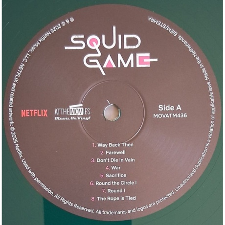 OST - Squid Game (Jung Jaeil) (coloured) (8719262039414) виниловая пластинка - фото 14