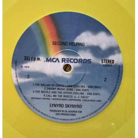 Lynyrd Skynyrd - Second Helping (coloured) (0602475443292) виниловая пластинка - фото 4