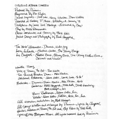 Primus - Sailing The Seas Of Cheese (0602537331260) виниловая пластинка - фото 7