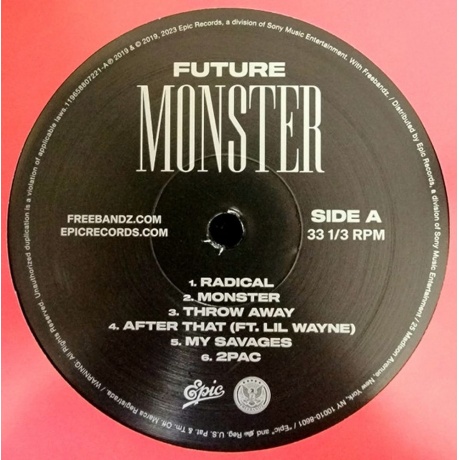Future - Monster (0196588072215) виниловая пластинка - фото 3