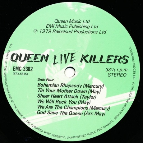 Queen - Live Killers (5099916279230) виниловая пластинка - фото 7