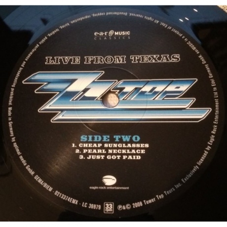 ZZ Top - Live From Texas (4029759133742) виниловая пластинка - фото 6