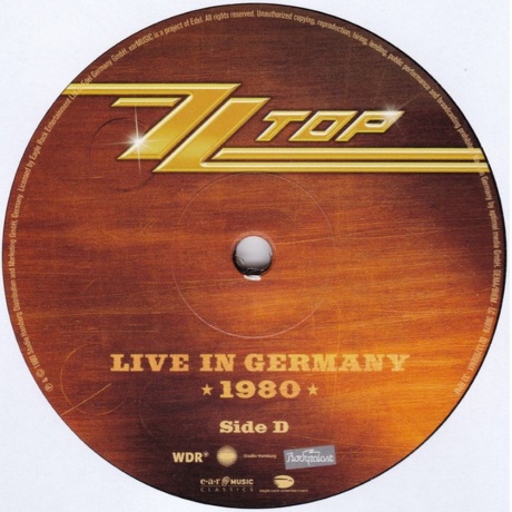 ZZ Top - Live In Germany (4029759138112) виниловая пластинка - фото 6