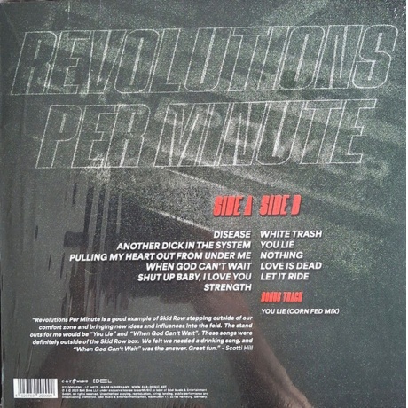 Skid Row - Revolutions Per Minute (4029759200000) виниловая пластинка - фото 2